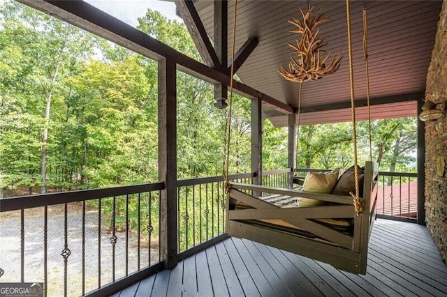 1363 Foxhound Trl NE, Ranger, GA 30734 - view of sunroom