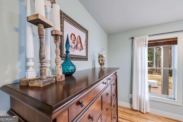 4770 Hilltop Dr NW, Acworth, GA 30101 - detailed view of wood finished floors and baseboards