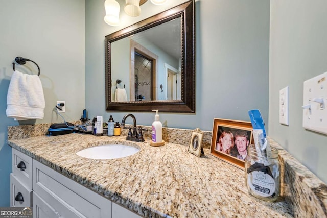 4770 Hilltop Dr NW, Acworth, GA 30101 - bathroom featuring vanity
