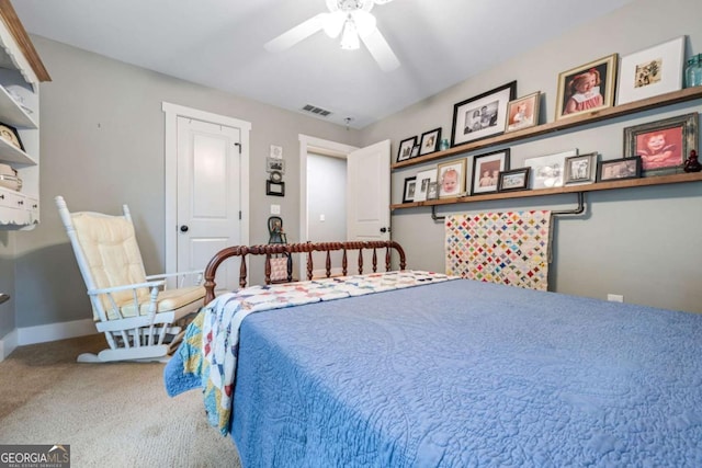 4770 Hilltop Dr NW, Acworth, GA 30101 - carpeted bedroom featuring baseboards