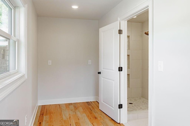 160 Tillman Ln, Athens, GA 30606 - hall featuring light wood-type flooring and recessed lighting