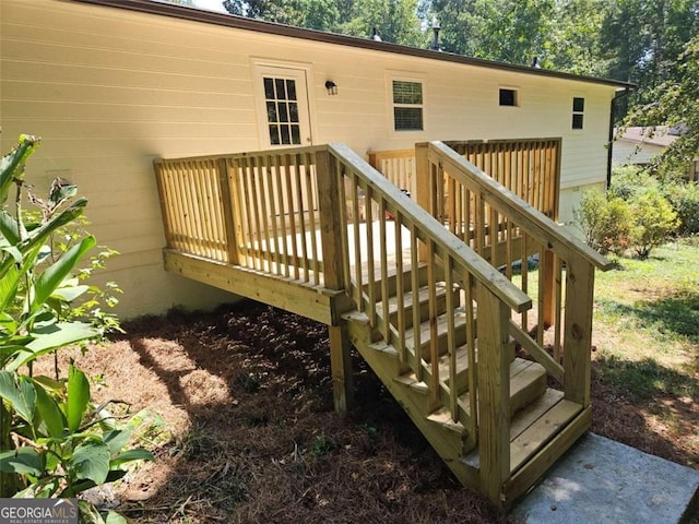 147 Mildred Ct, Dallas, GA 30157 - deck with stairs