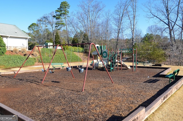 view of community playground