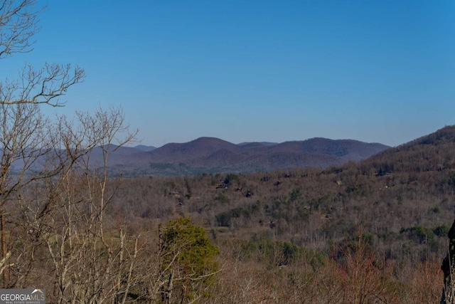 view of mountain feature