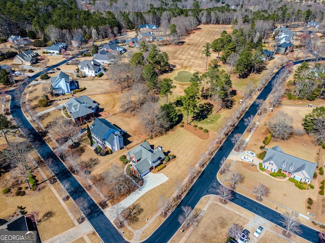 birds eye view of property featuring a residential view