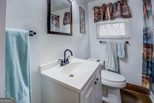 10174 Twin Oaks Dr SW, Covington, GA 30014 - full bath with vanity, toilet, and curtained shower