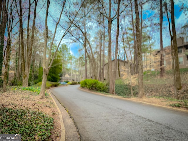 view of road