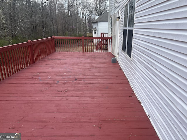 view of deck