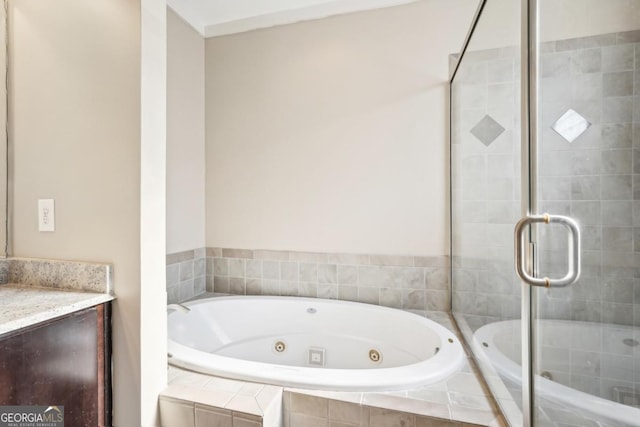 1199 Huff Rd Unit 121, Atlanta, GA 30318 - full bath featuring a whirlpool tub and a shower stall