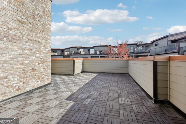 1199 Huff Rd Unit 121, Atlanta, GA 30318 - patio / terrace with a residential view