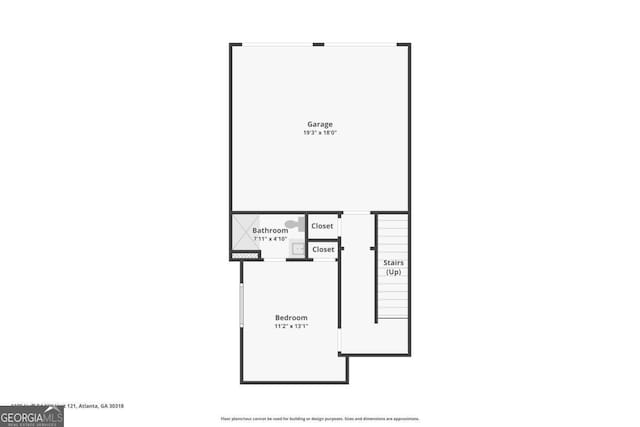 1199 Huff Rd Unit 121, Atlanta, GA 30318 - view of property floor plan