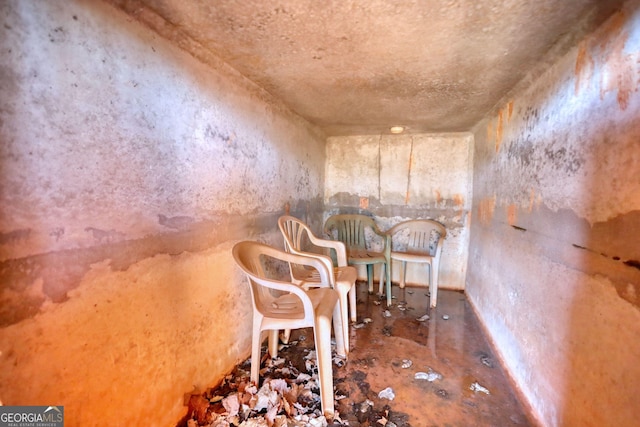 view of unfurnished dining area