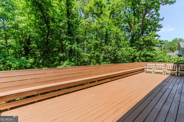 2205 Parliament Dr, Lawrenceville, GA 30043 - view of wooden deck