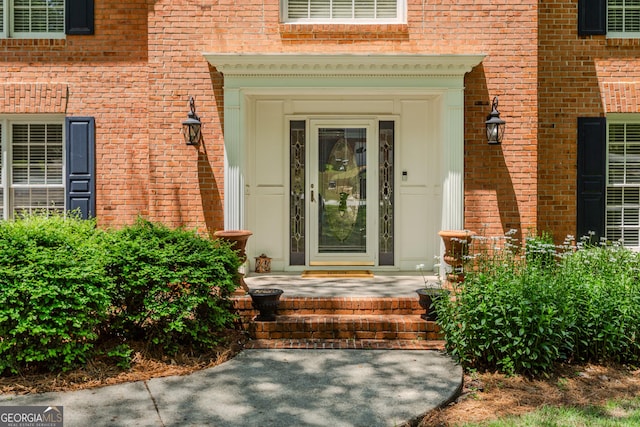 2205 Parliament Dr, Lawrenceville, GA 30043 - property entrance with brick siding