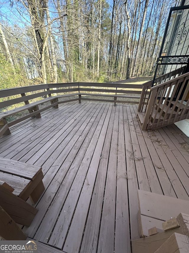 view of deck