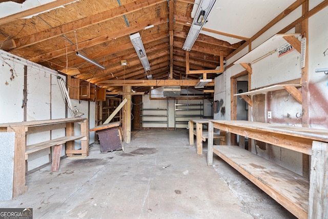 view of storage room