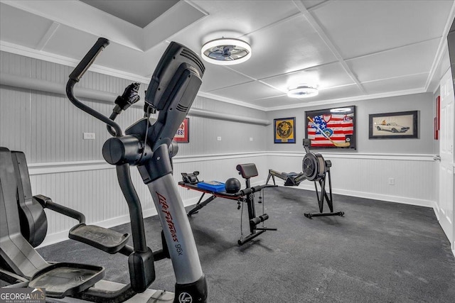 view of exercise room