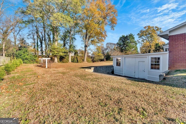 view of yard