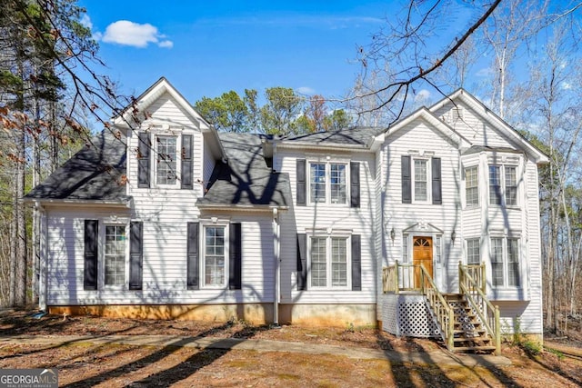 view of front of home