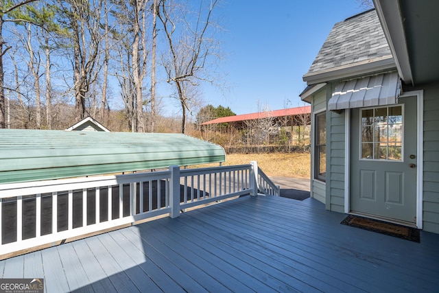 view of deck