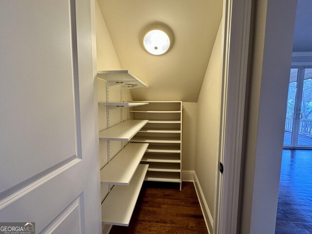view of pantry
