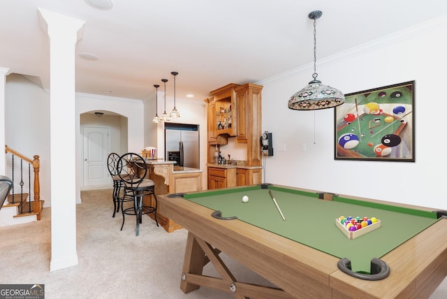 view of patio / terrace featuring area for grilling and ceiling fan