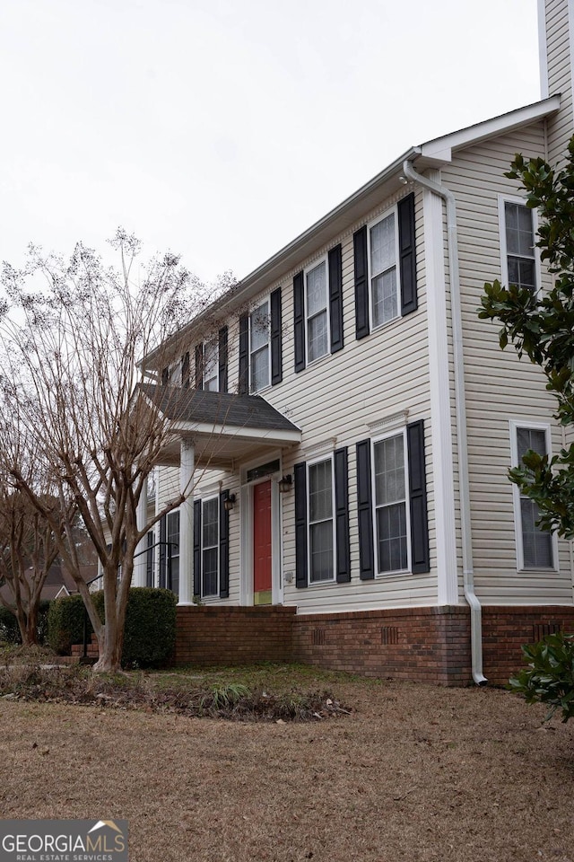 view of front of property