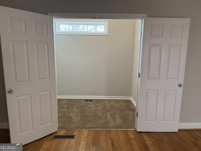 closet with visible vents