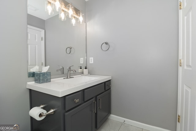 1383 Dolcetto Trce NW Unit 9, Kennesaw, GA 30152 - bathroom featuring vanity and tile patterned flooring