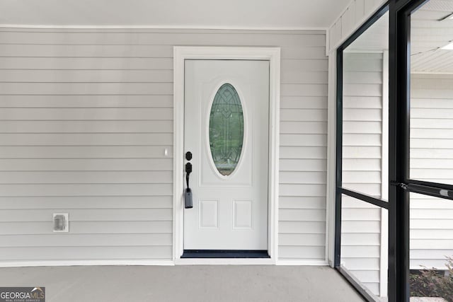 view of property entrance