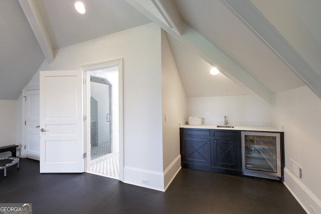 0 Winterthur, Sandy Springs, GA 30328 - additional living space featuring wine cooler, wet bar, and baseboards