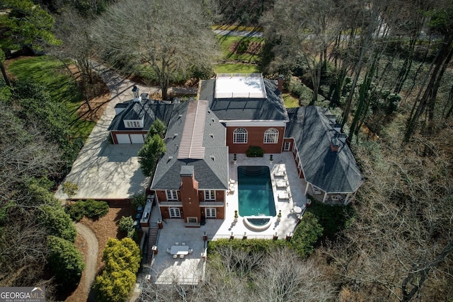 0 Winterthur, Sandy Springs, GA 30328 - view from above of property featuring a pool