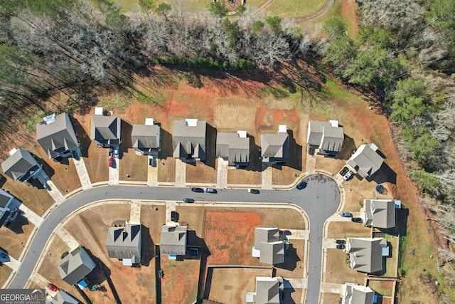 birds eye view of property featuring a residential view