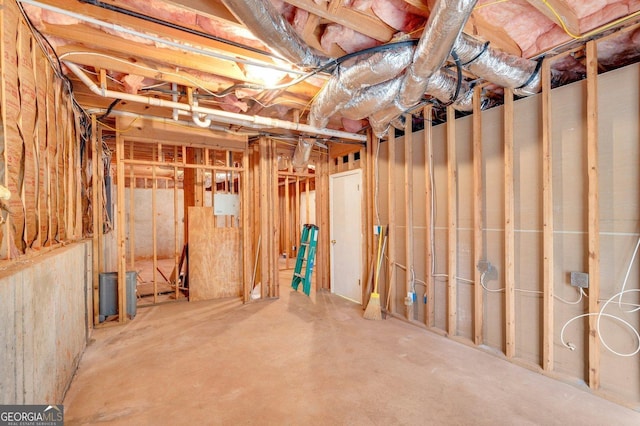 1139 Tennyson Pl NE, Brookhaven, GA 30319 - view of unfinished below grade area