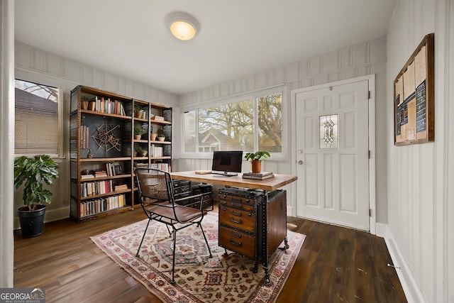 1769 Lyle Ave, Atlanta, GA 30337 - office space featuring dark wood-type flooring