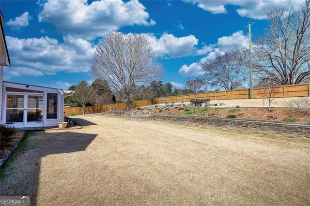 915 Cruce Lake Dr, Hoschton, GA 30548 - view of yard featuring a fenced backyard