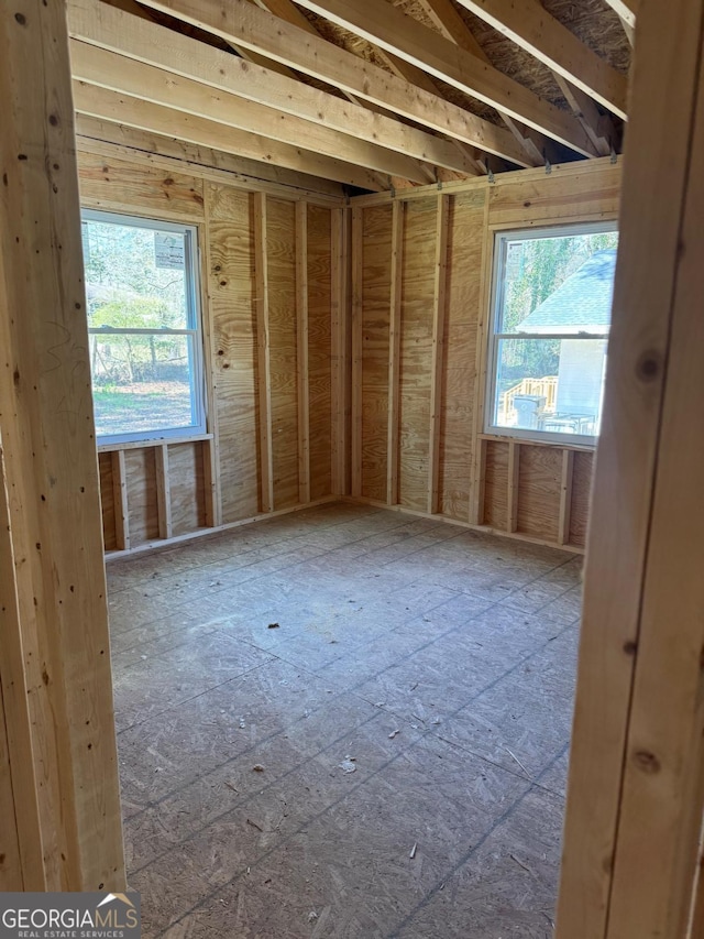 miscellaneous room with a healthy amount of sunlight