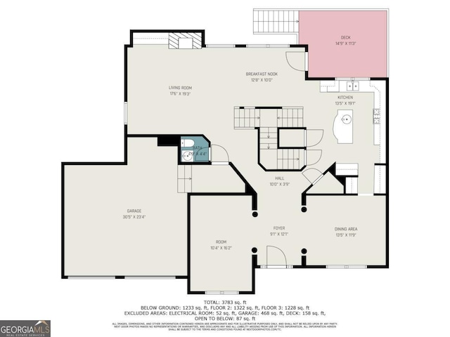 10950 Glenhurst Pass, Duluth, GA 30097 - floor plan / room layout