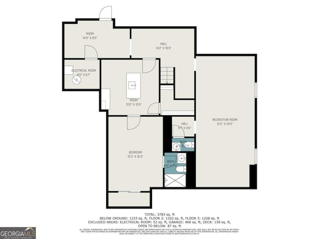 10950 Glenhurst Pass, Duluth, GA 30097 - floor plan / room layout