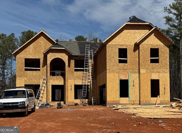 view of property in mid-construction