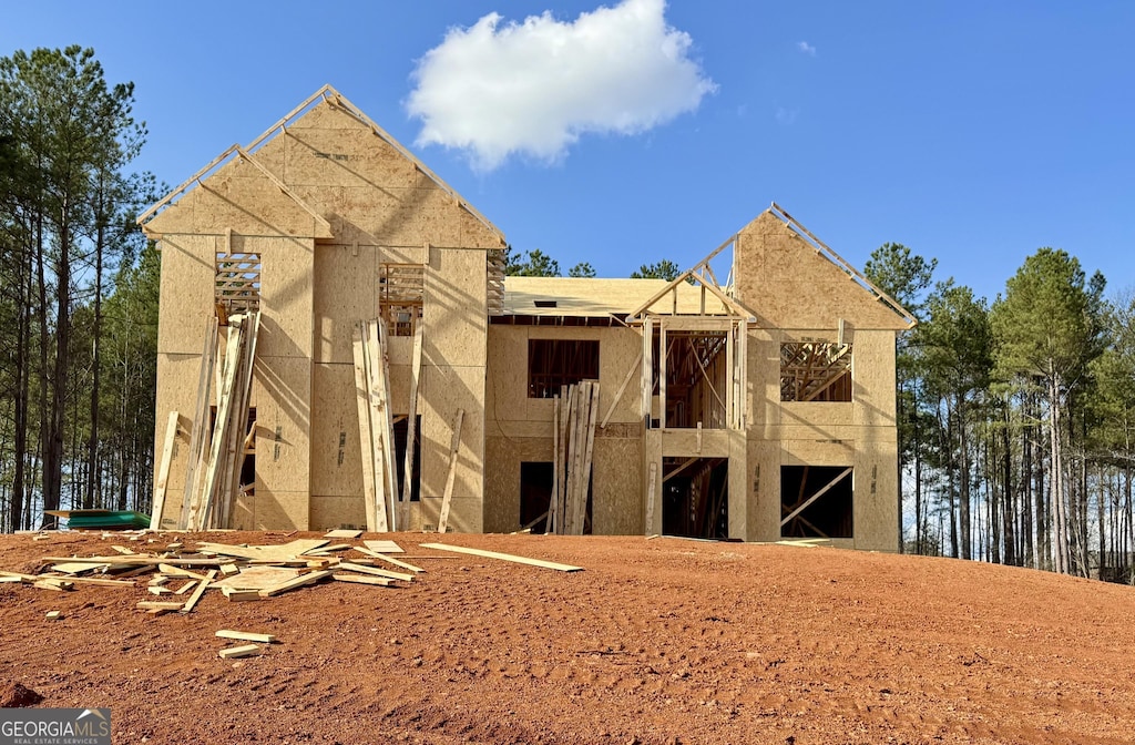 property under construction with stucco siding