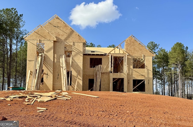 property under construction with stucco siding