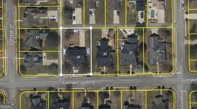 41 Eastlake Lndg, Newnan, GA 30265 - aerial view of property's location