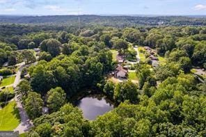 144 Bobs Dr, Mableton, GA 30126 - birds eye view of property with a forest view