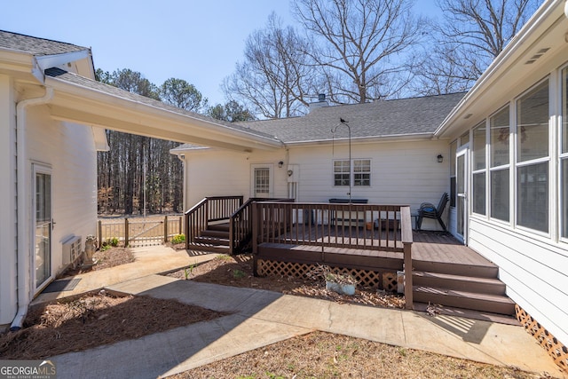 1650 Pierce Dairy Rd, Madison, GA 30650 - deck with fence and a gate