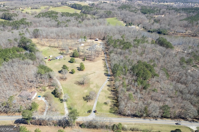 1650 Pierce Dairy Rd, Madison, GA 30650 - birds eye view of property featuring a rural view