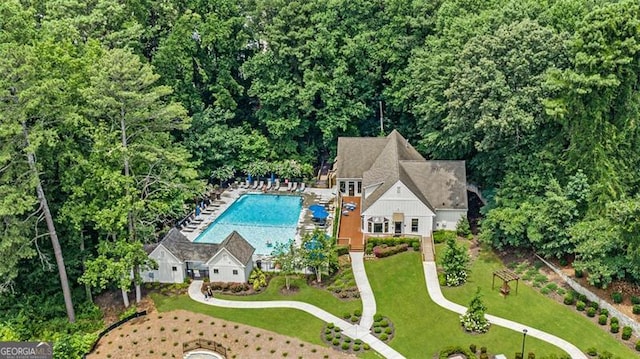 1322 Stanley Park Dr, Decatur, GA 30033 - drone / aerial view