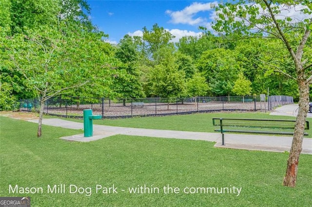 1322 Stanley Park Dr, Decatur, GA 30033 - surrounding community featuring fence and a lawn