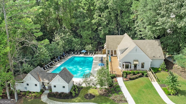 1322 Stanley Park Dr, Decatur, GA 30033 - aerial view