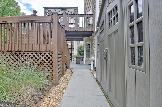 65 Tapestry Ln, Newnan, GA 30265 - view of patio / terrace featuring a wooden deck